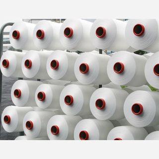 raw white Polyester yarn